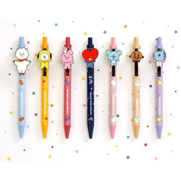 BT21 スイングジェルペンBTS 公式 グッズ 防弾少年団 バンタン かわいいボールペン キャラク...