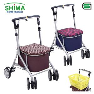 須恵廣工業 シルバーカー アルミワゴンMS No.135 手押し車 老人