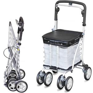 須恵廣工業 シルバーカー アルミワゴンMS No.135 手押し車 老人用 押し