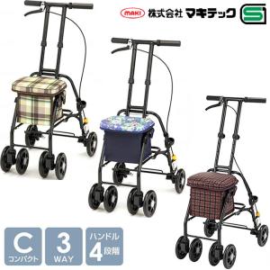 竹虎 シルバーカー レッツゴーミニ 室内用 歩行器 117502 手押し車