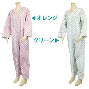 (2枚セット)介護用 パジャマ つなぎ テイコ...の詳細画像1