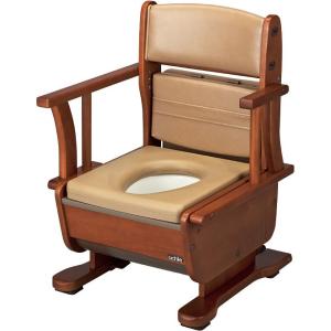 2024年10月購入　安寿　家具調　ポータブルトイレ　トイレセレクトR　はねあげ 安寿 家具調トイレ セレクトR はねあげ｜介護用品の販売｜ダスキン