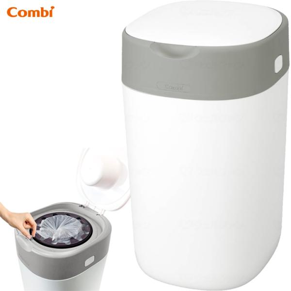 紙おむつ 強力防臭抗菌 おむつポット ポイテック W防臭 コンビウィズ ゴミ箱 おむつ用ごみ箱 UL...