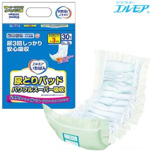 30枚入 カミ商事 エルモアいちばん尿とりパッド パワフルスーパー吸収