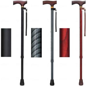 フジホーム ベーシックE 伸縮 S・M兼用 (ブラック) WB3754 / 杖