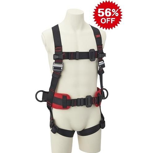 【新規・買い替え応援特価】3M プロテクタ フルハーネス ワークポジショニング用 128kg対応【法...