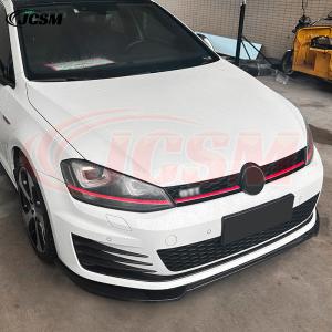 ゴルフ 7 Golf MK7 GTI R Rline  スポイラー リップスポイラー バンパー  ガリ傷防止 バンパーガード フロントスポイラー リップ エアロパーツ 分割式 ABS JCSM｜JCSMストア