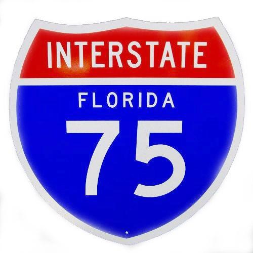 フロリダ75ハイウェイ看板