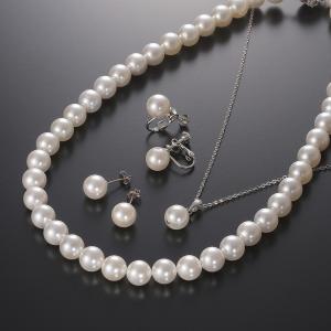 真珠 パール ネックレス 3way コンバーチブル ネックレス