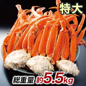 かに カニ 蟹 快適生活 ずわいがに 特大特選ボイルズワイガニ肩付き脚 総重量:約5.5kg(正味5kg) カニ鍋 かにしゃぶ BBQ キャンプ｜kensei-online