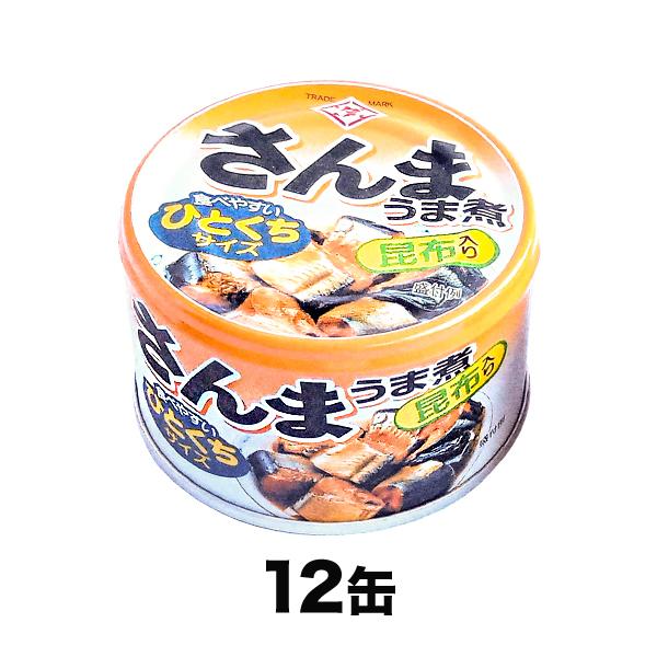 快適生活  田原缶詰「さんまのうま煮缶詰」12缶
