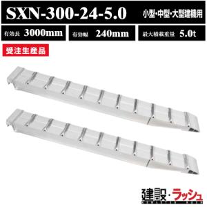 中古パワーブリッジ(組5トン)の2本セット アルミブリッジ 5t(5トン) NPW05-22 パワーブリッジ 木張り アングル