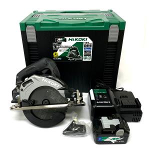 HIKOKI　C3606DA(SK)(2XPS）ブラック(Bluetooth電池2個・チップソー・充電器・ケース付) コードレス丸のこ36V 2.5Ah 165mmスロングブラック