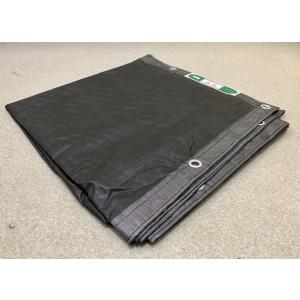 防炎メッシュシート(ブラック)黒1.8×5.1（ハトメピッチ425）日本防炎協会認定品　足場メッシュシート