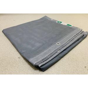 防炎メッシュシート(グレー)灰3.6×5.4ハトメピッチ450足場メッシュシート