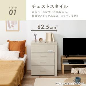 萩原 3WAY 収納できるドレッサー ナチュラ...の詳細画像5