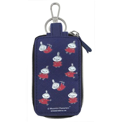 【送料無料】 ダブルポケットキーケース リトルミイ (ネイビー) / 三金商事株式会社