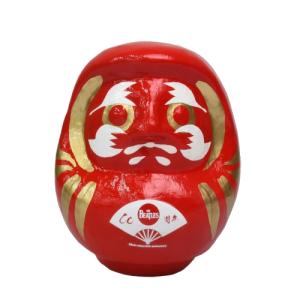 【送料無料】 だるま特大(赤)扇子柄 / 斎藤企画