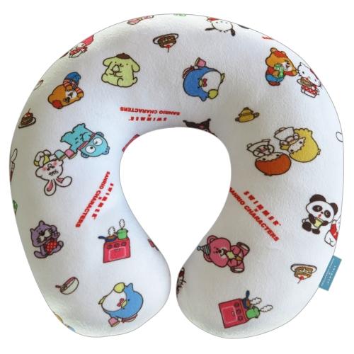 【送料無料】 ネックピロー SWIMMER×SANRIO (ホワイト) / 三金商事株式会社