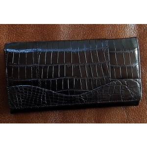 レザージュエルズ LEATHER JEWELS 長財布 クロコダイル 本革 ラウンド