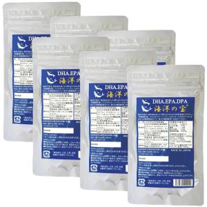 DHA EPA サプリメント 120粒×6個お得セット 海洋の宝 オメガ3 脂肪酸 深海鮫 肝油 フィッシュオイル