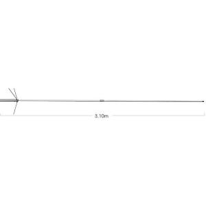 第一電波工業 グランドプレーンアンテナ V2000 50/144/430MHz帯 高利得