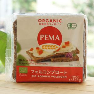 PEMA有機全粒ライ麦パン (フォルコンブロート) 375g (6枚入) ミトク｜kenyu-kan