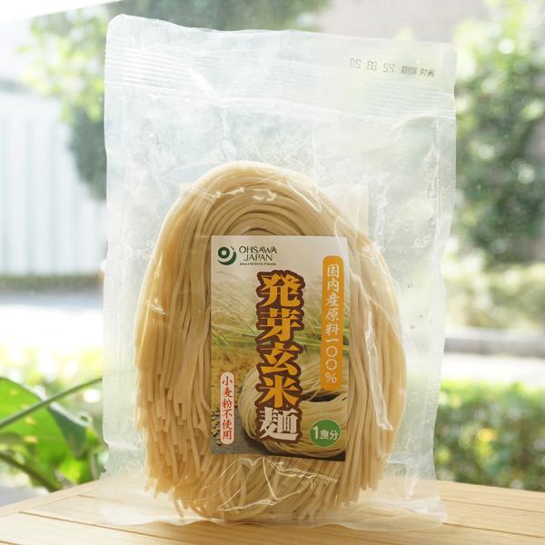 発芽玄米麺 120g (1食分) オーサワジャパン