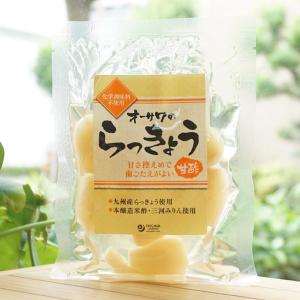 オーサワのらっきょう (甘酢) 80g　甘さ控えめで歯ごたえがよい　化学調味料不使用