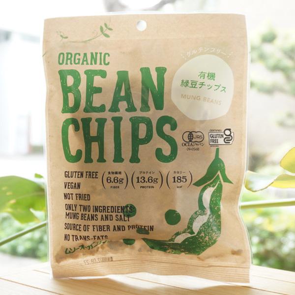 有機 緑豆チップス 50ｇ むそう ORGANIC BEAN CHIPS