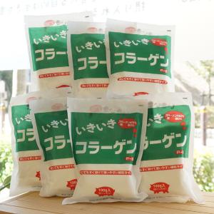 いきいきコラーゲン7個セット 100g×7個 オムコ医研　何にでもすぐに溶けて使いやすい細粒タイプ｜kenyu-kan