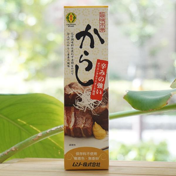 旨味本来 からし 40g ムソー　保存料不使用　無着色・無香料