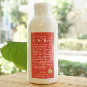 ピュアポタッシュ ヘア＆スキンケアソープ (赤) (しっとりタイプ) 250g アセント石鹸 Pure Potash｜kenyu-kan