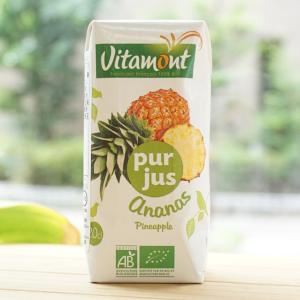 Vitamont 有機パイナップル ストレートジュース/200ml  ヴィタモン ヴィタモント 無農薬 有機栽培 JAS