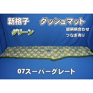 07スーパーグレート用 チンチラ ダッシュマット レッド : トラック