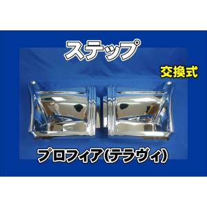プロフィア テラヴィ ジェットイノウエ メッキフェンダー ゴム付き 左右セット ジェットイノウエ プロフィア テラヴィ 用メッキフェンダーセット