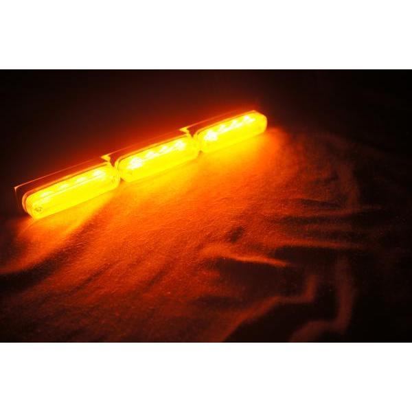 ３ＤハイパワーＮＥＯ ３連　車高灯 セット クリアー/アンバー