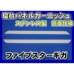 ファイブスターギガ用 リアベッド窓 ステンレス 鏡面 : トラック