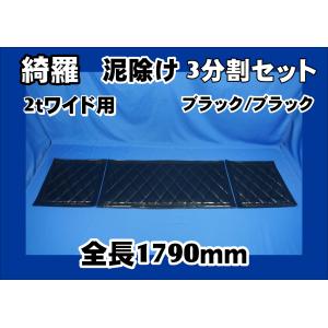 ジェットイノウエ 泥除け綺羅 キラ 2t標準用3分割セット ブラック