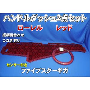 ファイブスターギガ R2.1〜用 チンチラ ピラーカバー セット レッド