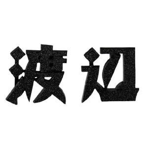 激安表札  鋳物（キャスト） HE-126 ブロンズ鋳物 チャンネル( 2文字)｜kenzai-yamasita