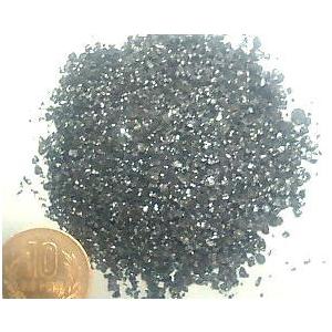 黒寒水石（黒ダイヤ）１．２(約２mm以下〜３mm前後) / ２5ｋｇ｜kenzai1449