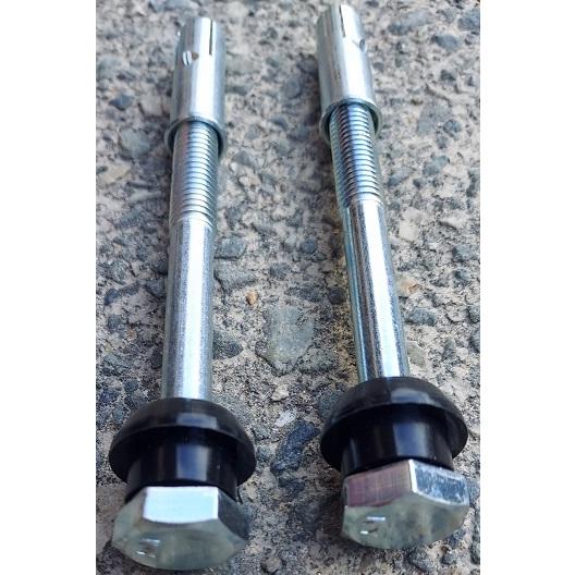 パーキングブロック 用 (車止め・縁石・タイヤ止め・車輪止め用)コンクリート舗装用ピン【２本セット】...