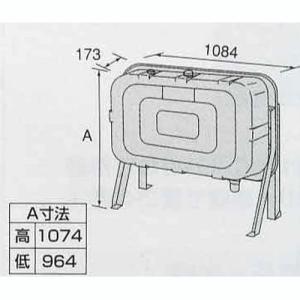 ノーリツ 石油給湯器用オイルタンク FT-92SW 容量90リットル 家庭用全機種｜kenzaijuusetsumarket