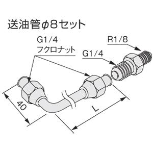 ノーリツ 送油管φ8セット 5m｜kenzaijuusetsumarket