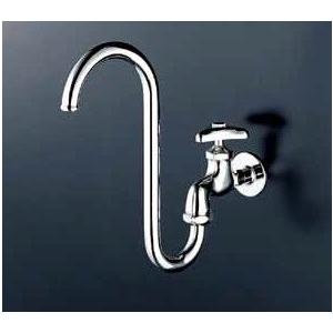 KVK スワン型水栓 K3SD（ビスドメ）|水道用品 水栓 水栓金具