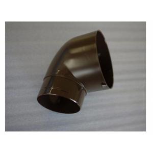 雨樋 ハイ丸異径竪継手 新茶 60X55 KQ5881|雨樋 住宅用雨どい