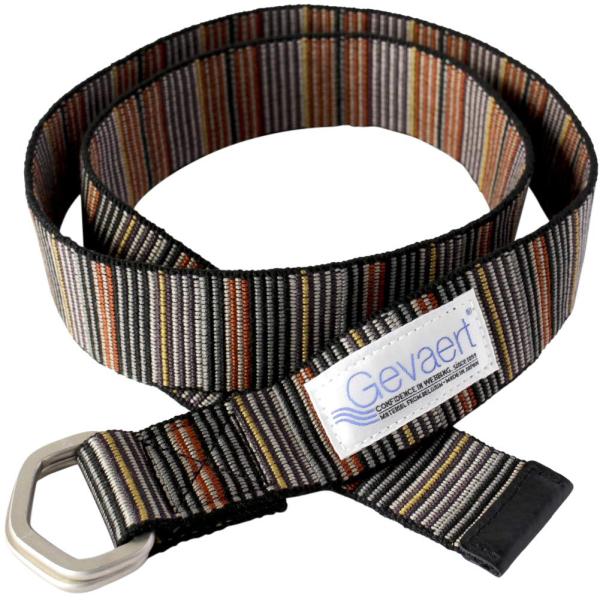 ゲバルト ダブルリングベルト マルチストライプ メンズ レディース ベルト 男女兼用 ユニセックス ...