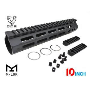 APS Evo Tech 3.0 M-Lok 10inch ハンドガード BK 電動ガン ラス AIRSOFT エアソフト