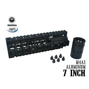 Madbull Superior Weapon Systems フリーフロート ハンドガード 7.25inch BK マッドブル Superior Weapon Systems 電動ガン M4A1 SWS